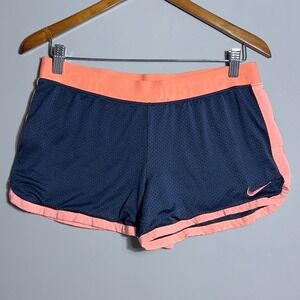 Nike Mesh Running Shorts Womens Size Medium Low Rise Booty Shorts Pink
